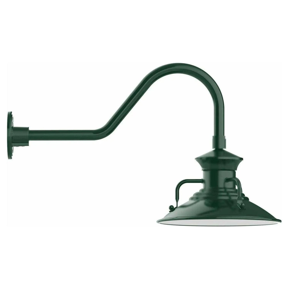 Montclair Light Works - Homestead 12" Gooseneck Wall Light - GNB142-42 | Montreal Lighting & Hardware
