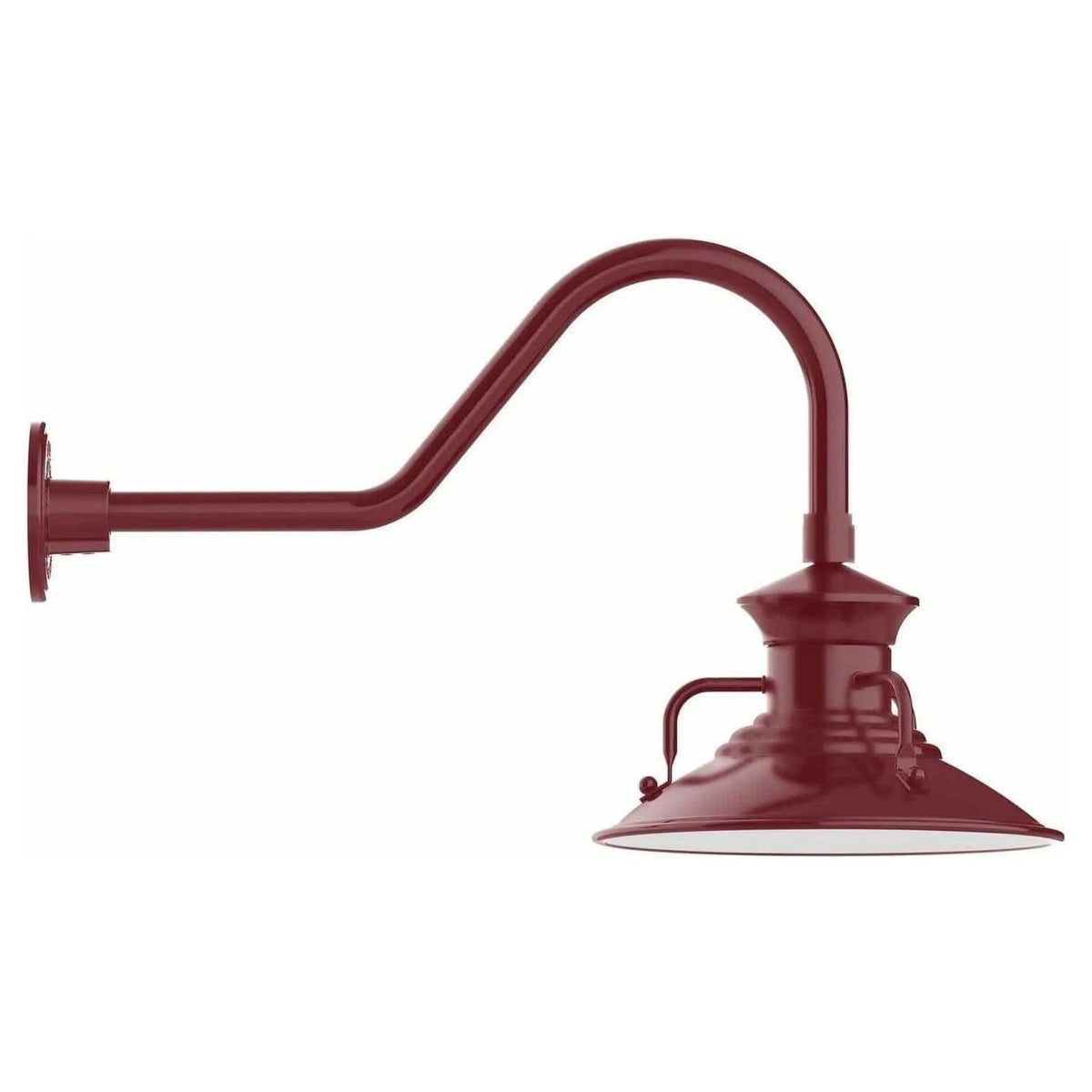 Montclair Light Works - Homestead 12" Gooseneck Wall Light - GNB142-55 | Montreal Lighting & Hardware