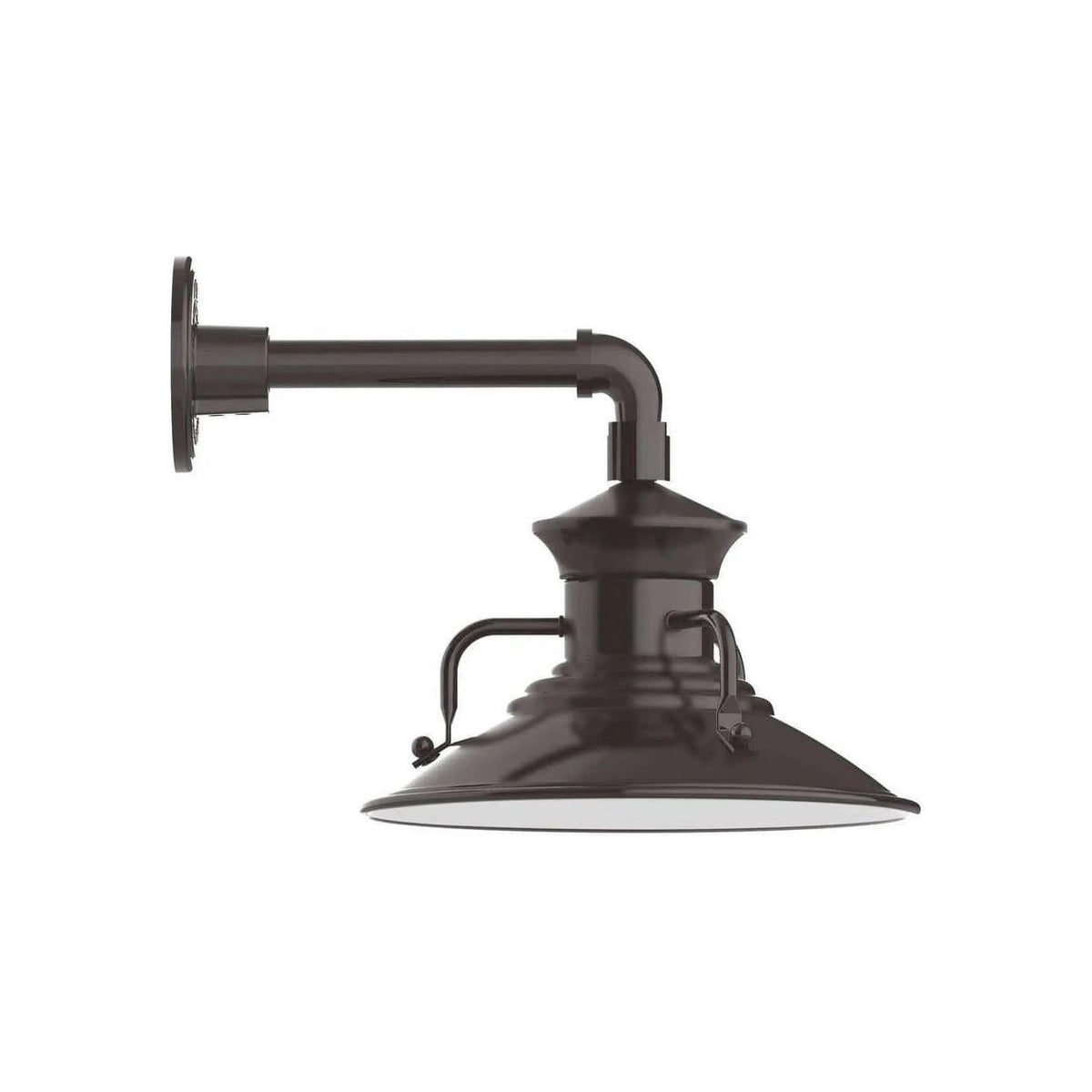 Montclair Light Works - Homestead 12" Straight Arm Wall Light - GNN142-51 | Montreal Lighting & Hardware