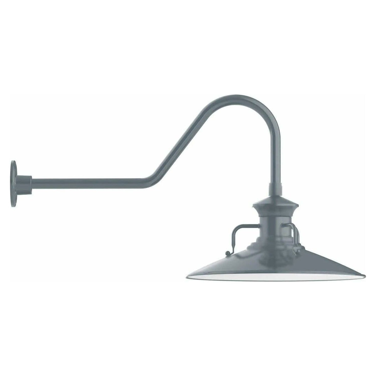 Montclair Light Works - Homestead 18" Gooseneck Wall Light - GNC143-40 | Montreal Lighting & Hardware