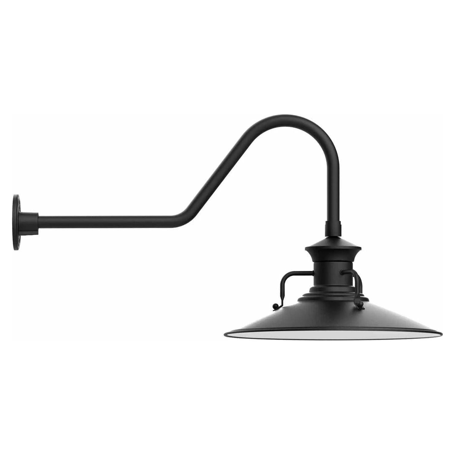 Montclair Light Works - Homestead 18" Gooseneck Wall Light - GNC143-40 | Montreal Lighting & Hardware