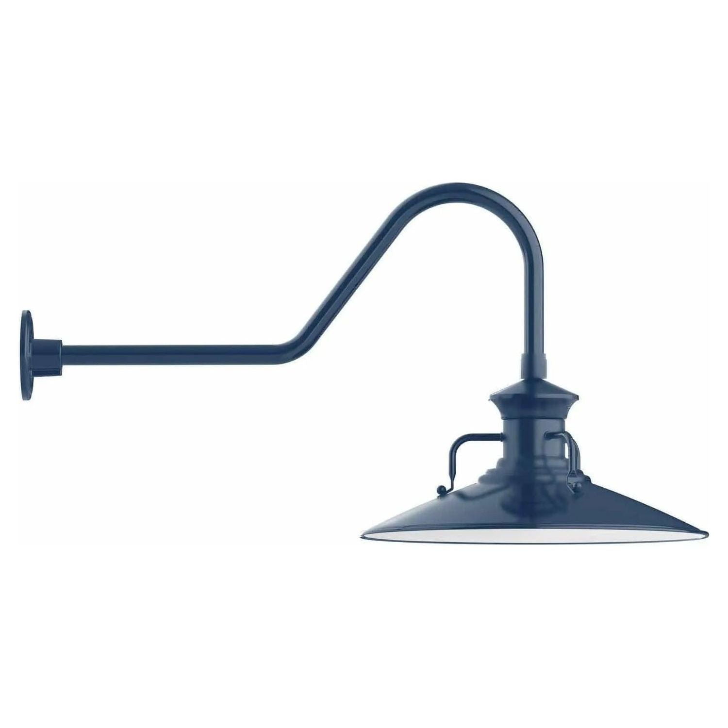 Montclair Light Works - Homestead 18" Gooseneck Wall Light - GNC143-50 | Montreal Lighting & Hardware
