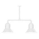 Montclair Light Works - Prima 12" 2-Light Stem Hung Pendant Light - MSD123-44 | Montreal Lighting & Hardware