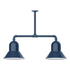 Montclair Light Works - Prima 12" 2-Light Stem Hung Pendant Light - MSD123-50 | Montreal Lighting & Hardware