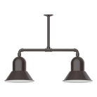 Montclair Light Works - Prima 12" 2-Light Stem Hung Pendant Light - MSD123-51 | Montreal Lighting & Hardware