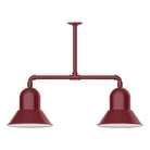 Montclair Light Works - Prima 12" 2-Light Stem Hung Pendant Light - MSD123-55 | Montreal Lighting & Hardware