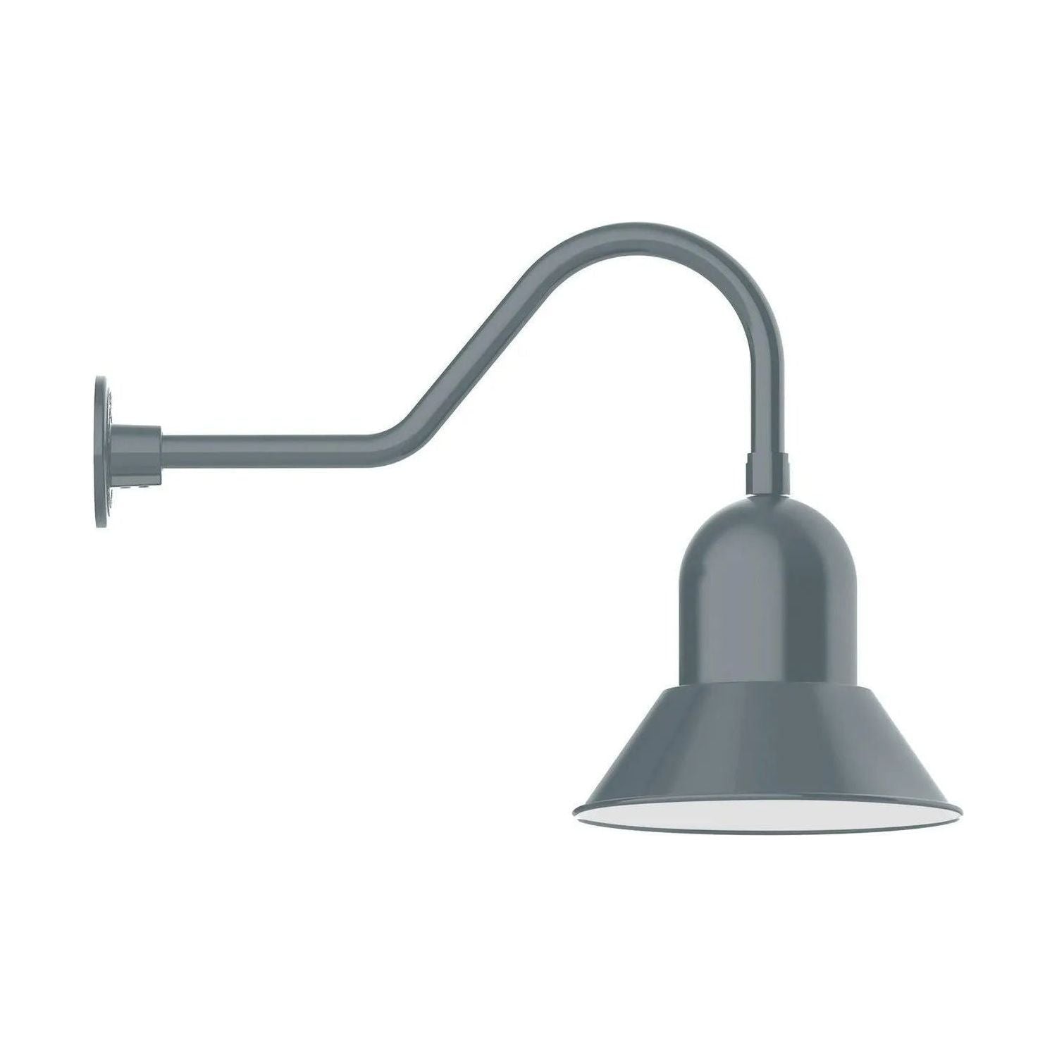 Montclair Light Works - Prima 12" Gooseneck Wall Light - GNB123-40 | Montreal Lighting & Hardware