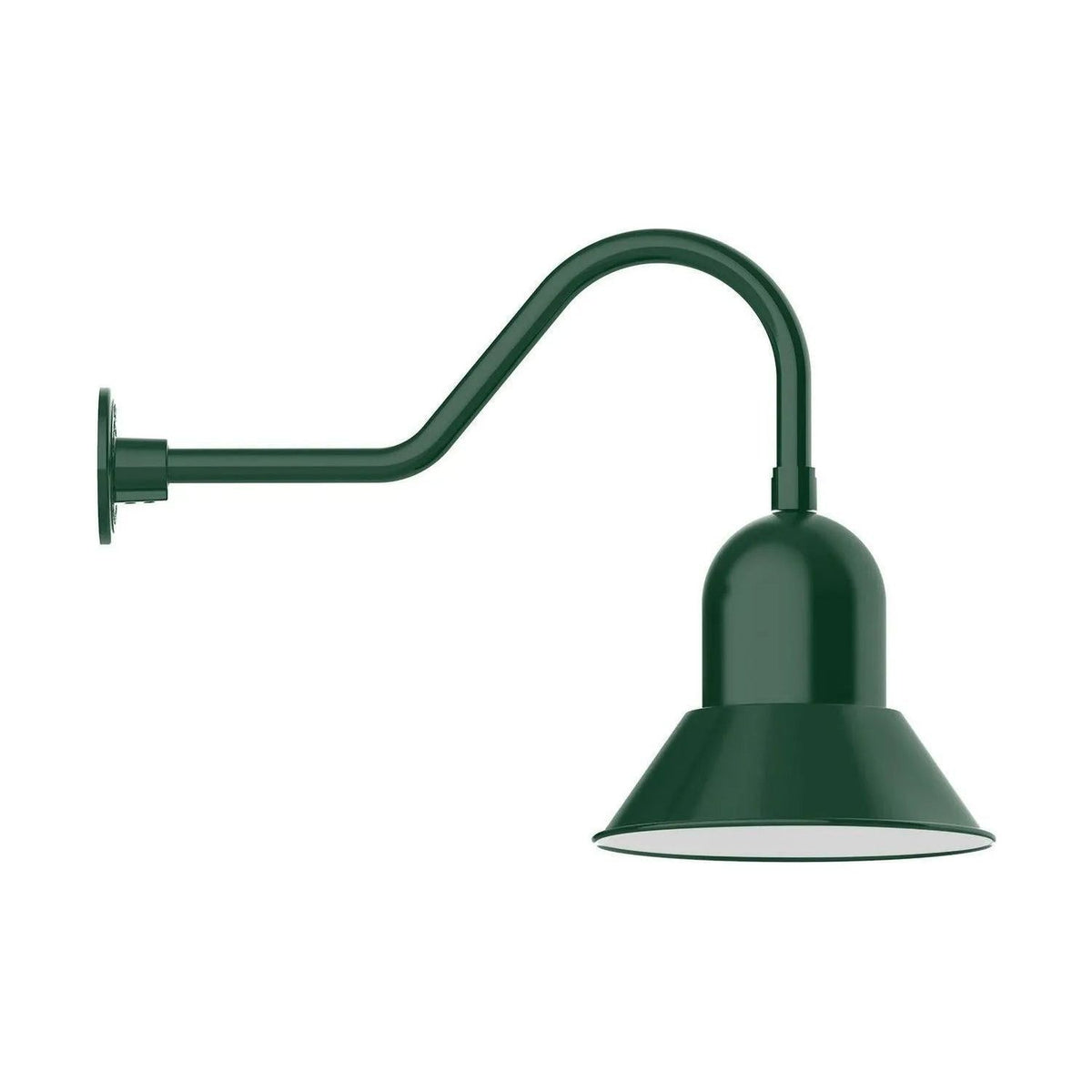 Montclair Light Works - Prima 12" Gooseneck Wall Light - GNB123-42 | Montreal Lighting & Hardware