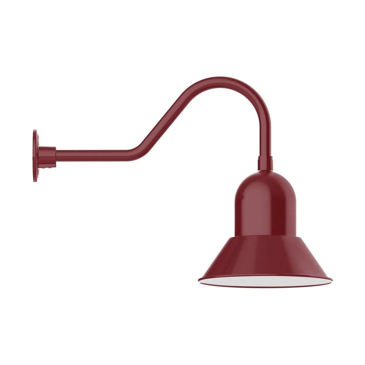 Montclair Light Works - Prima 12" Gooseneck Wall Light - GNB123-55 | Montreal Lighting & Hardware