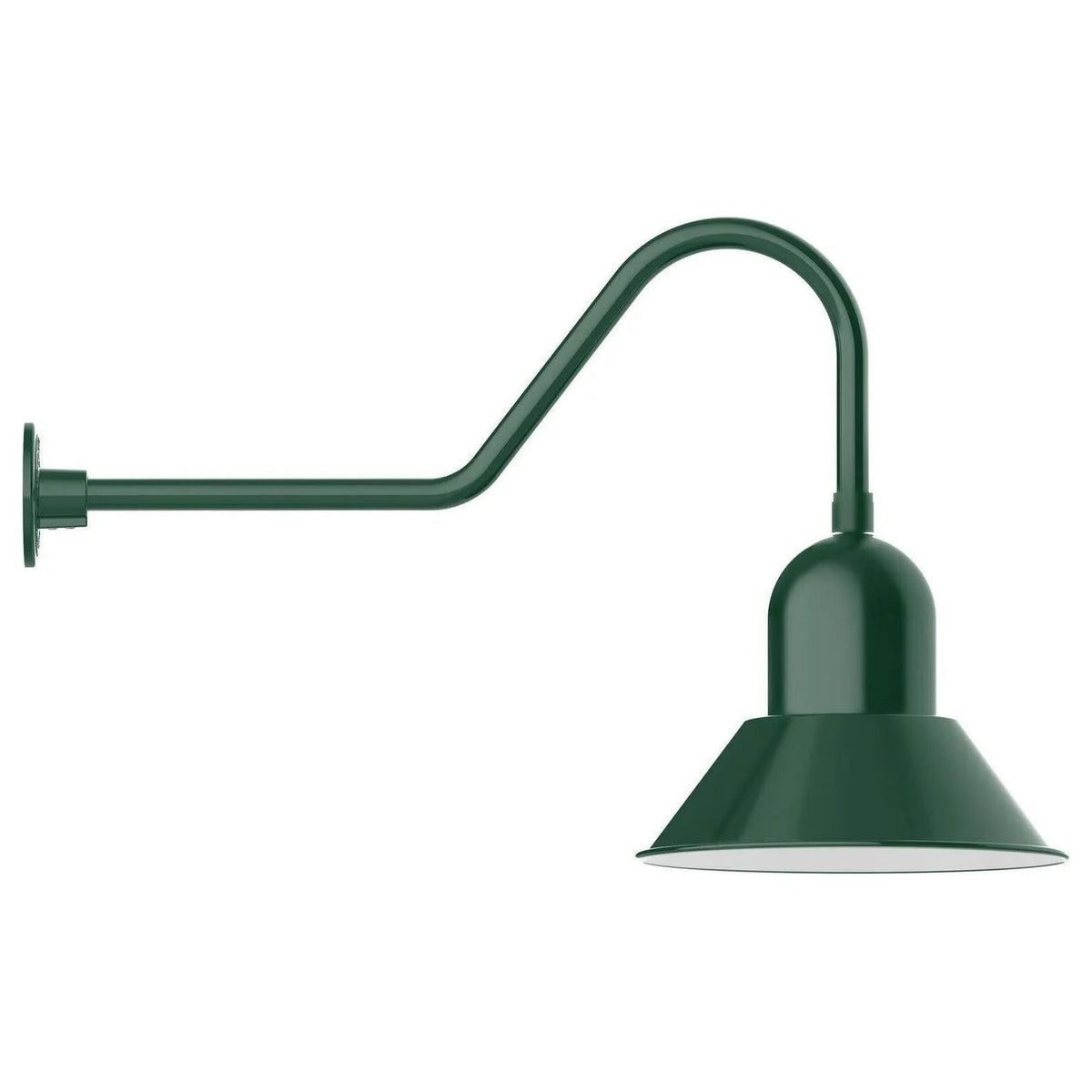 Montclair Light Works - Prima 14" Gooseneck Wall Light - GNC124-42 | Montreal Lighting & Hardware