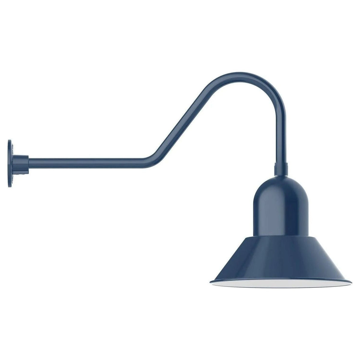 Montclair Light Works - Prima 14" Gooseneck Wall Light - GNC124-50 | Montreal Lighting & Hardware