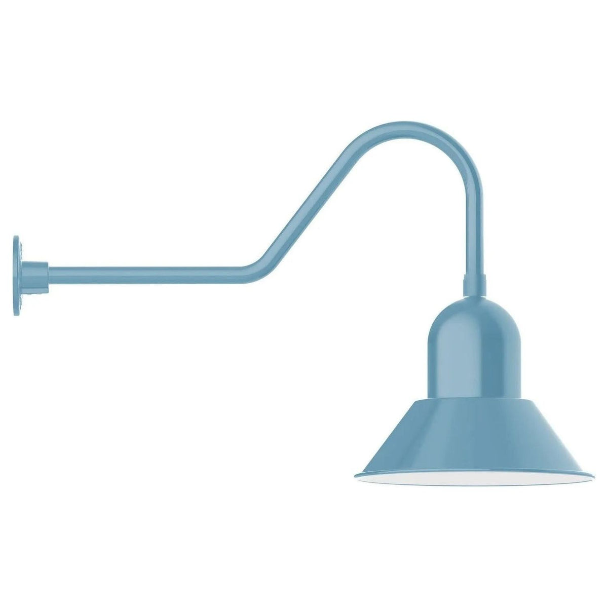 Montclair Light Works - Prima 14" Gooseneck Wall Light - GNC124-54 | Montreal Lighting & Hardware