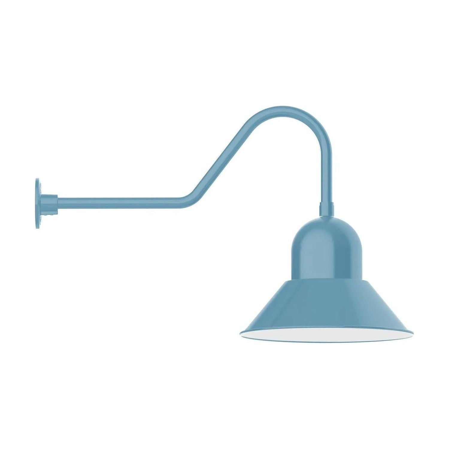 Montclair Light Works - Prima 16" Gooseneck Wall Light - GNC125-54 | Montreal Lighting & Hardware
