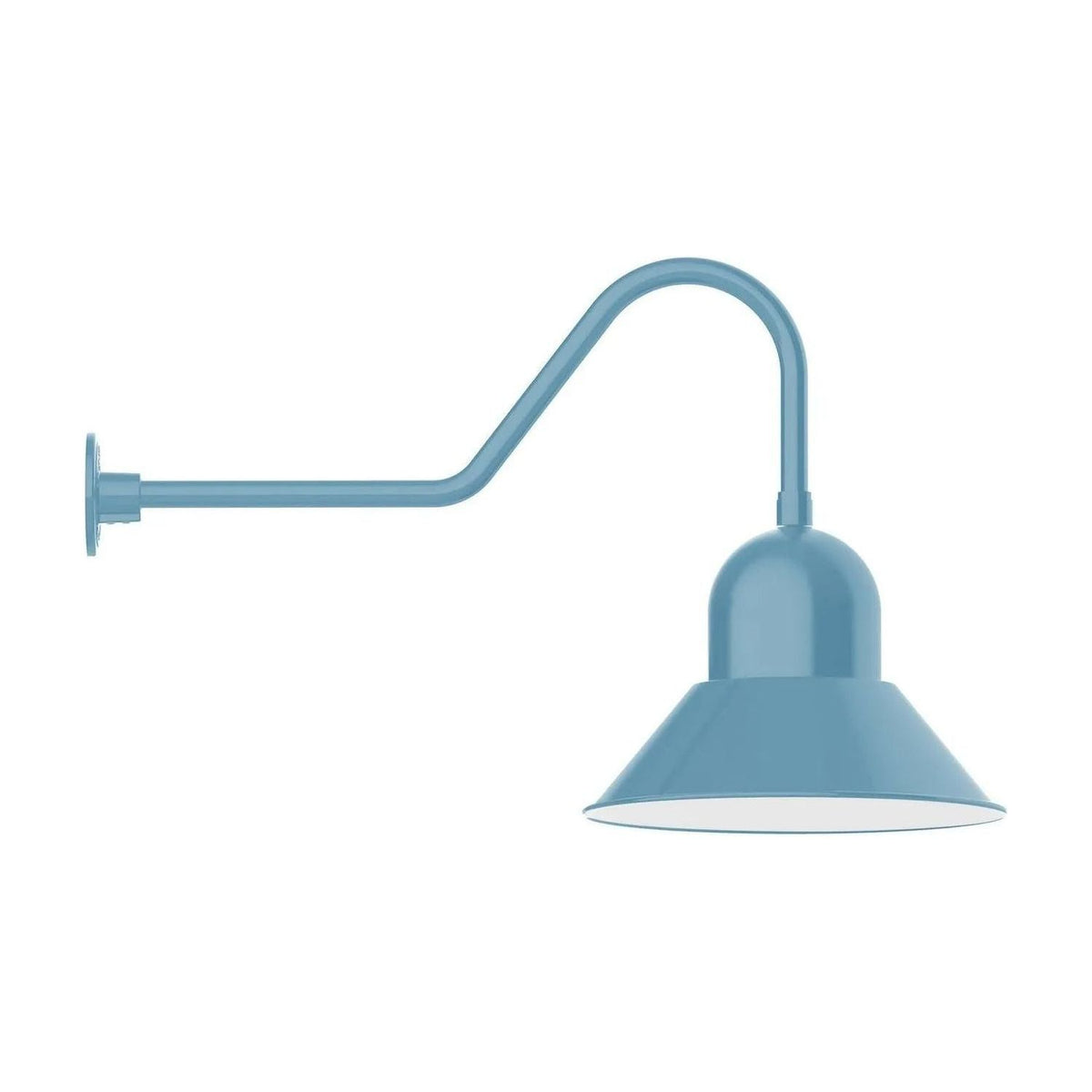 Montclair Light Works - Prima 16" Gooseneck Wall Light - GNC125-54 | Montreal Lighting & Hardware
