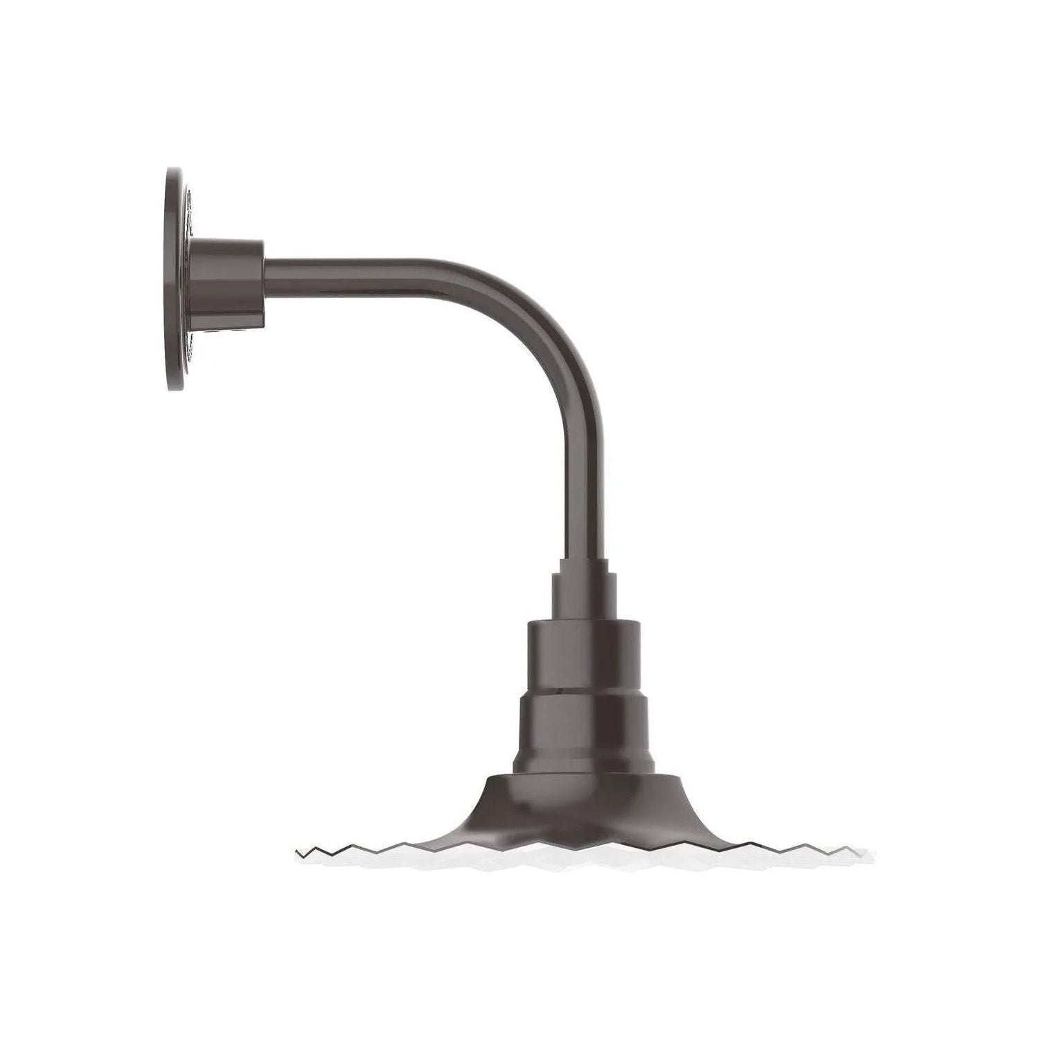 Montclair Light Works - Radial 12" Curved Arm Wall Light - GNT158-51 | Montreal Lighting & Hardware