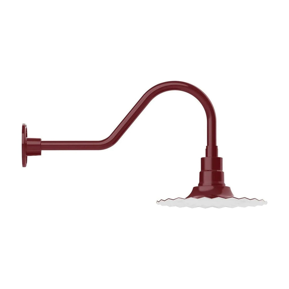 Montclair Light Works - Radial 12" Gooseneck Wall Light - GNB158-55 | Montreal Lighting & Hardware