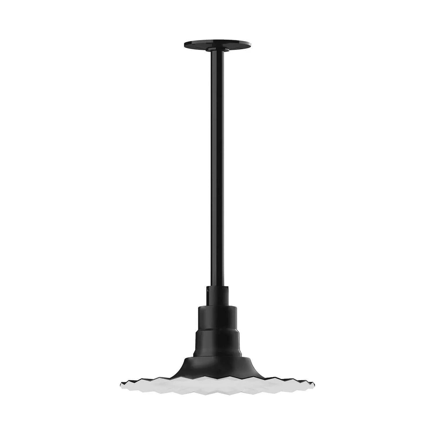 Montclair Light Works - Radial 12" Pendant, Stem Mount - STA158-40 | Montreal Lighting & Hardware