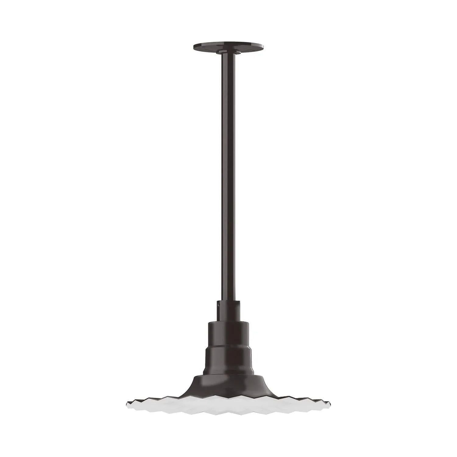 Montclair Light Works - Radial 12" Pendant, Stem Mount - STA158-51 | Montreal Lighting & Hardware