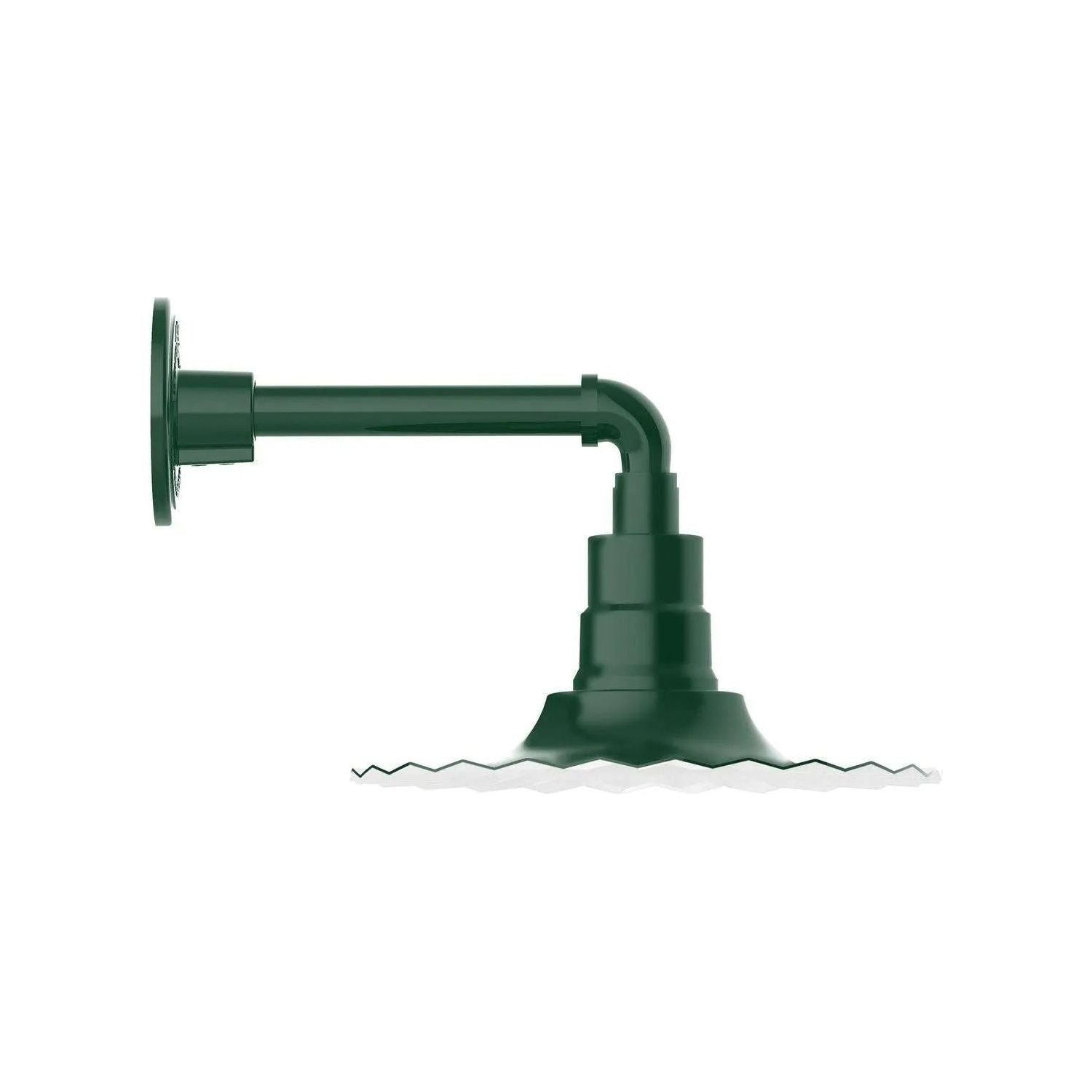 Montclair Light Works - Radial 12" Straight Arm Wall Light - GNN158-42 | Montreal Lighting & Hardware