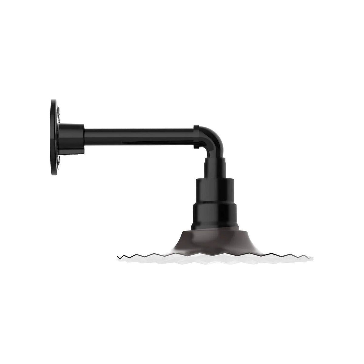 Montclair Light Works - Radial 12" Straight Arm Wall Light - GNN158-51 | Montreal Lighting & Hardware