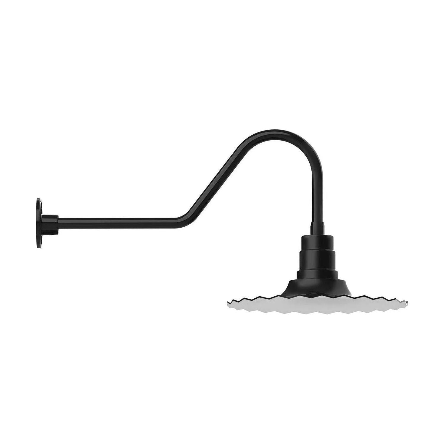 Montclair Light Works - Radial 16" Gooseneck Wall Light - GNC159-40 | Montreal Lighting & Hardware