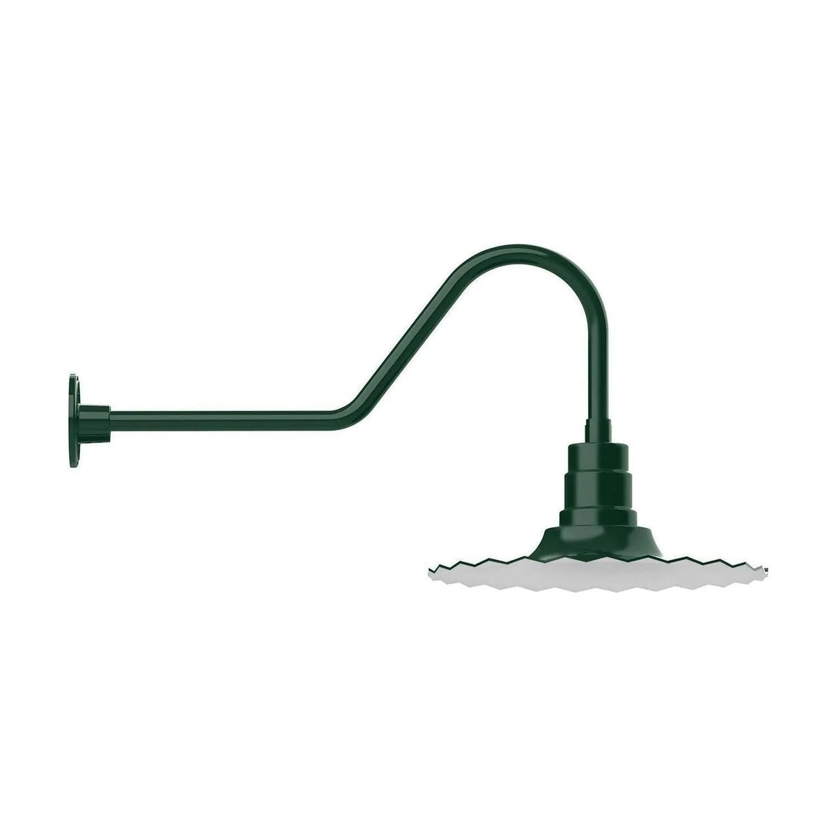 Montclair Light Works - Radial 16" Gooseneck Wall Light - GNC159-42 | Montreal Lighting & Hardware