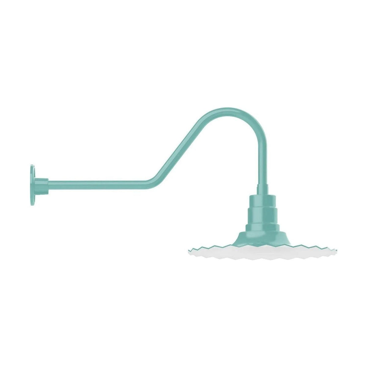 Montclair Light Works - Radial 16" Gooseneck Wall Light - GNC159-48 | Montreal Lighting & Hardware