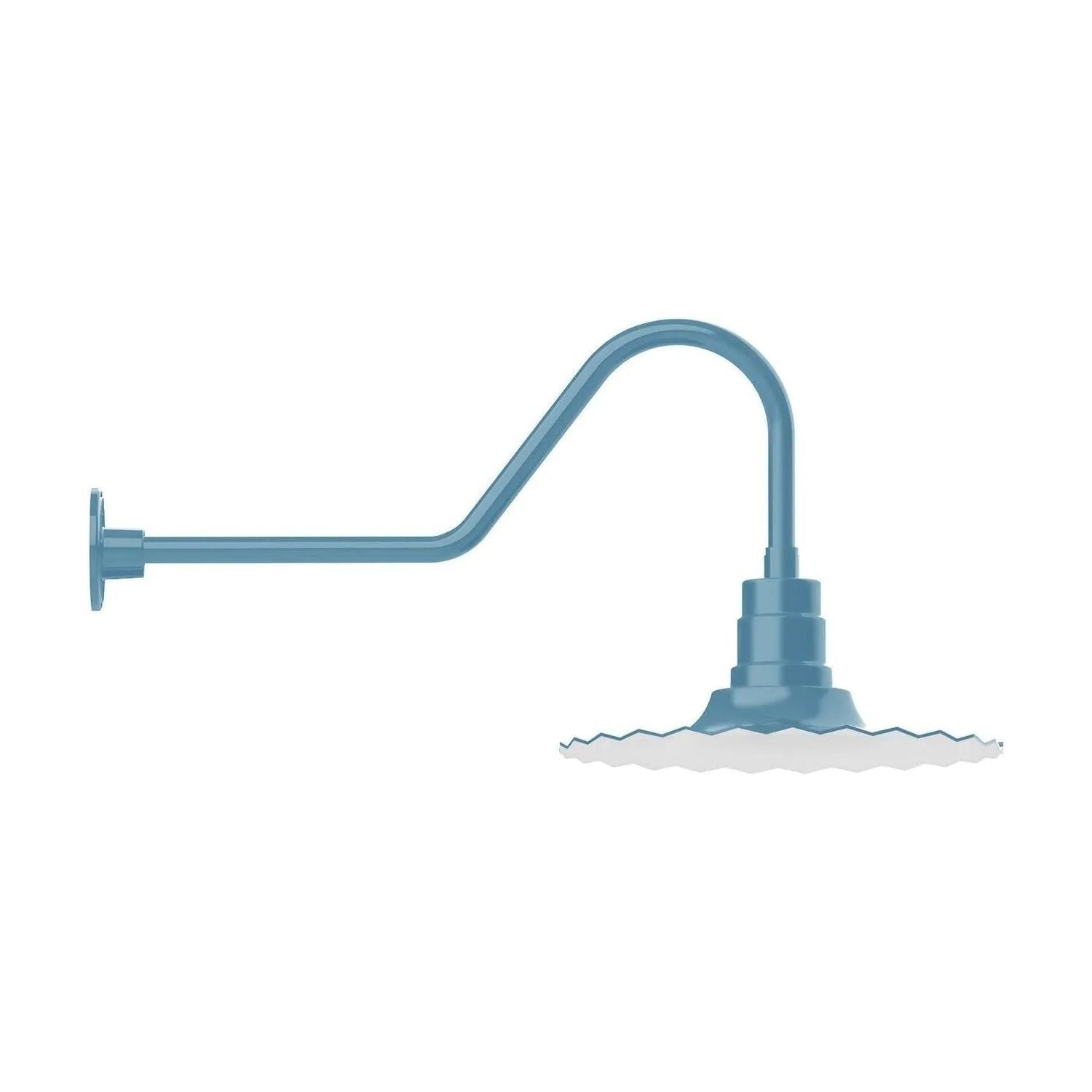 Montclair Light Works - Radial 16" Gooseneck Wall Light - GNC159-54 | Montreal Lighting & Hardware