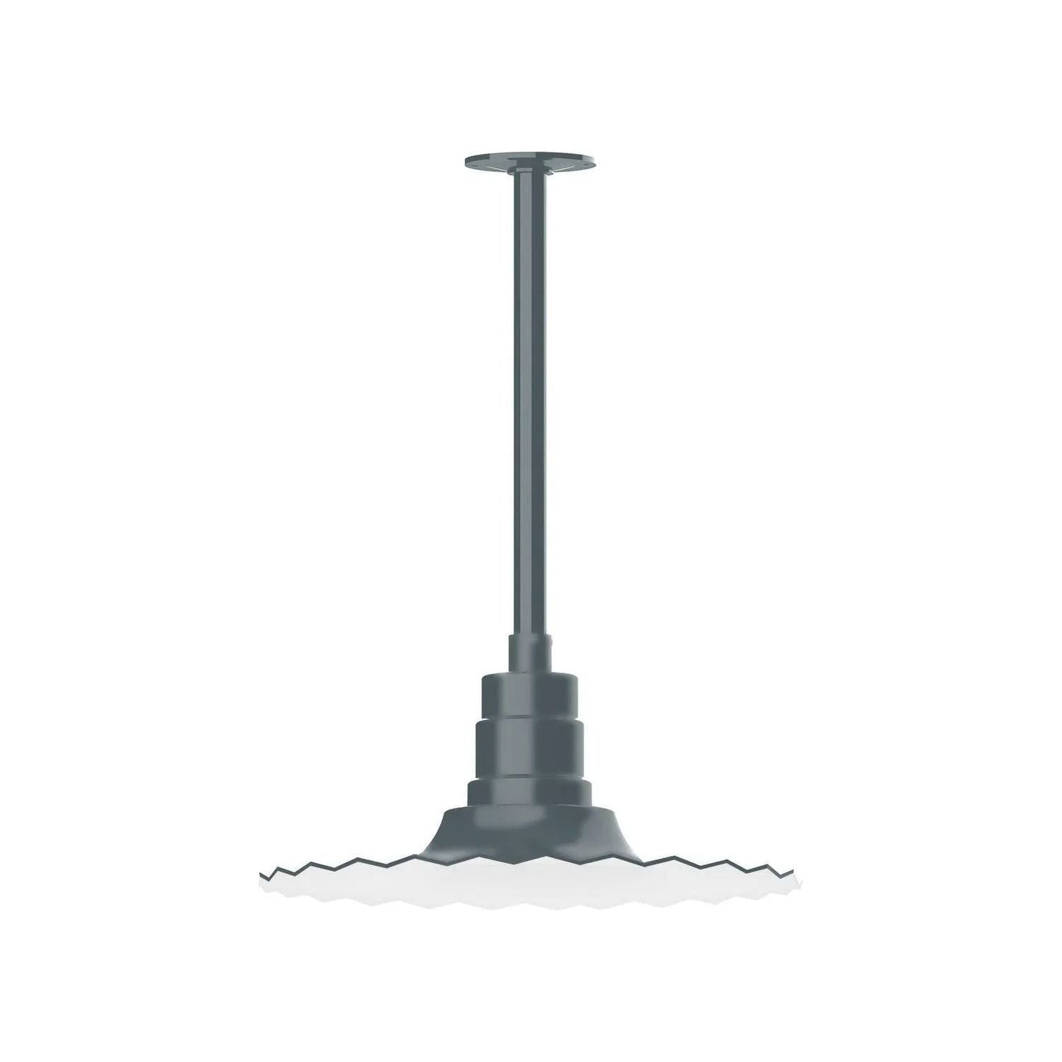 Montclair Light Works - Radial 16" Pendant, Stem Mount - STB159-40 | Montreal Lighting & Hardware