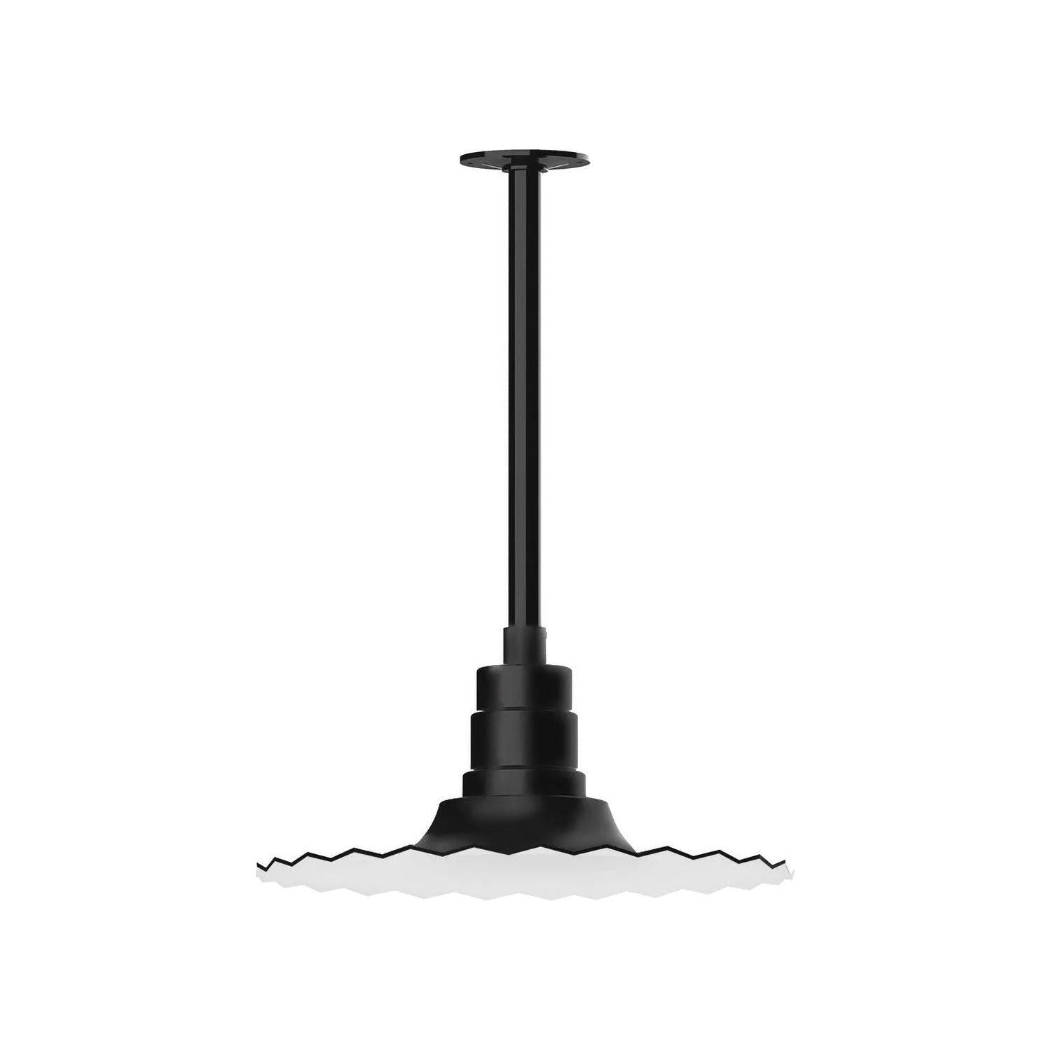Montclair Light Works - Radial 16" Pendant, Stem Mount - STB159-40 | Montreal Lighting & Hardware