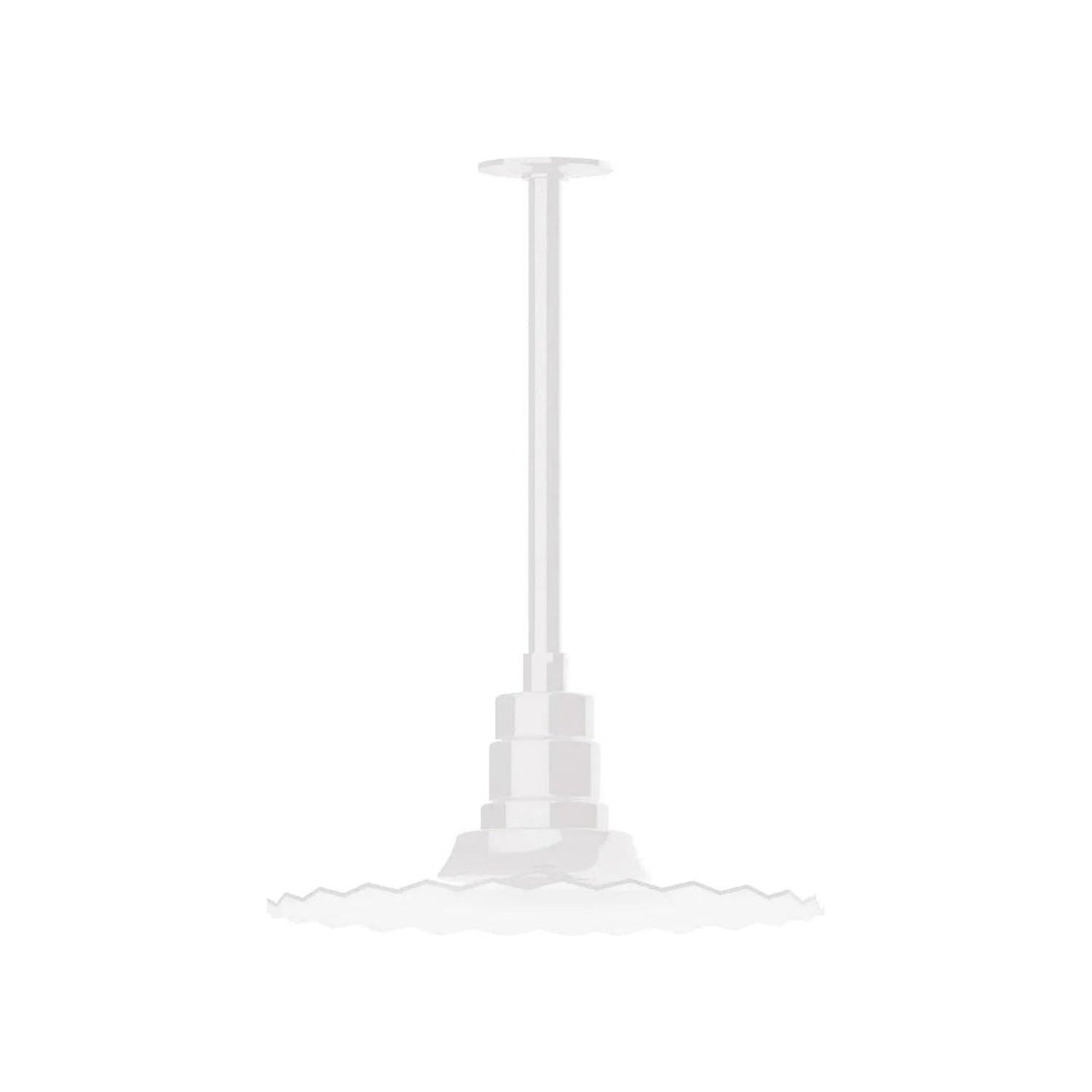 Montclair Light Works - Radial 16" Pendant, Stem Mount - STB159-44 | Montreal Lighting & Hardware