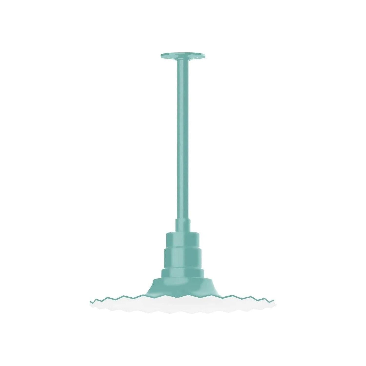 Montclair Light Works - Radial 16" Pendant, Stem Mount - STB159-48 | Montreal Lighting & Hardware