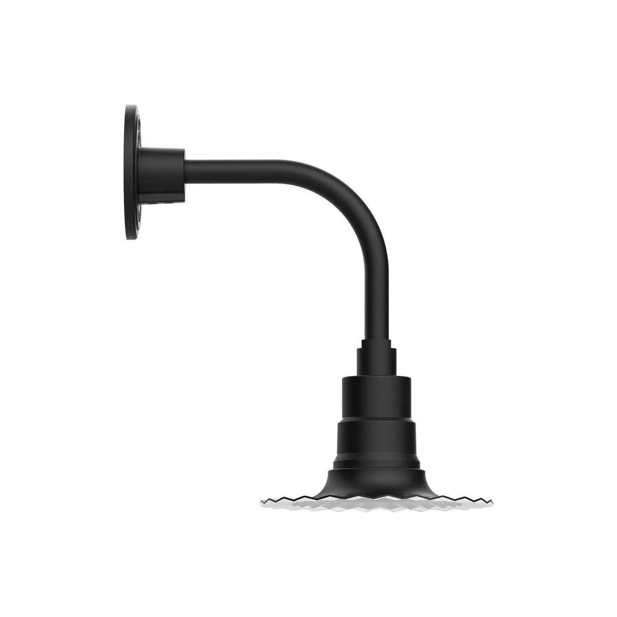 Montclair Light Works - Radial 8" Curved Arm Wall Light - GNT157-41 | Montreal Lighting & Hardware