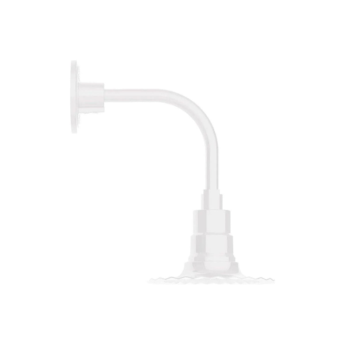Montclair Light Works - Radial 8" Curved Arm Wall Light - GNT157-44 | Montreal Lighting & Hardware