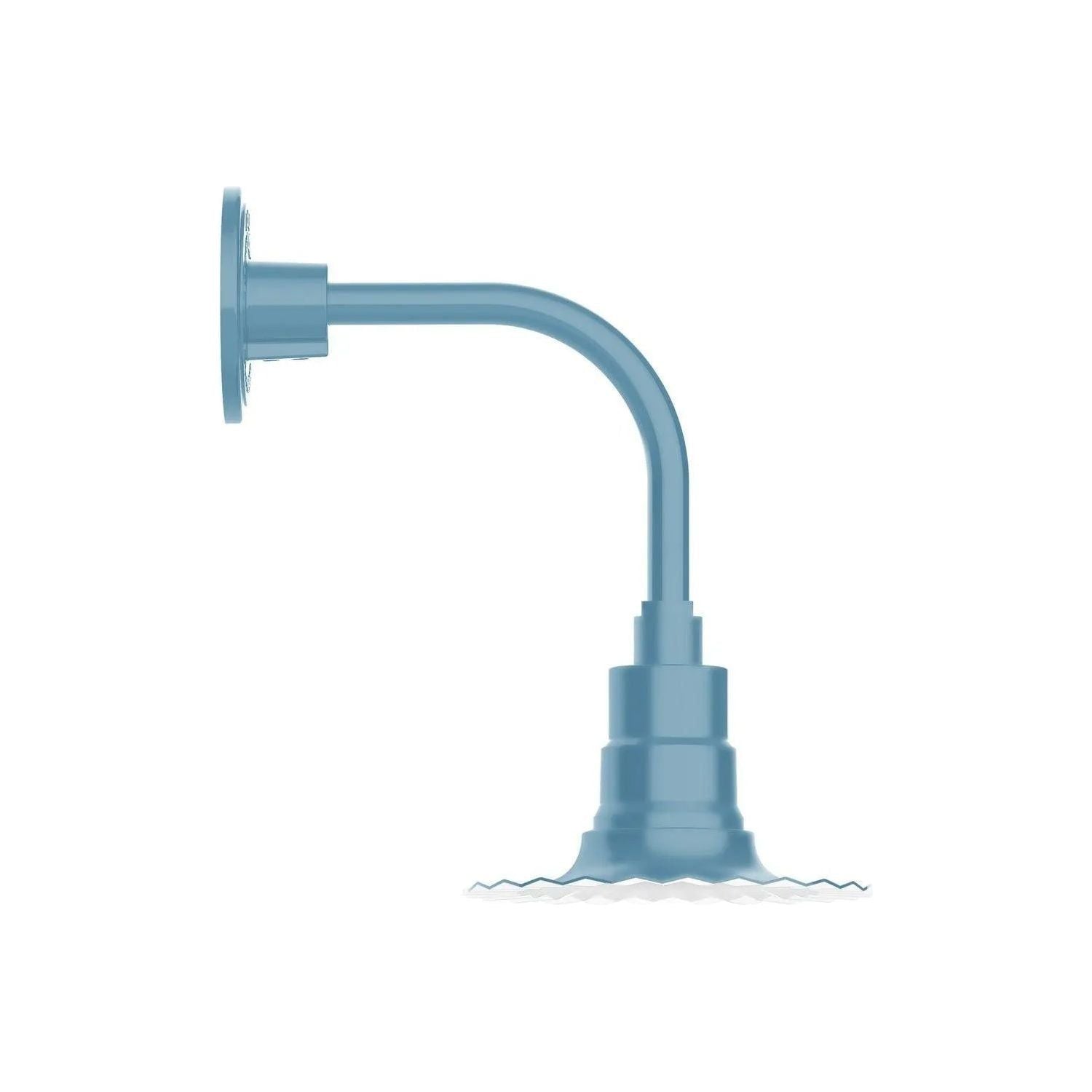 Montclair Light Works - Radial 8" Curved Arm Wall Light - GNT157-54 | Montreal Lighting & Hardware