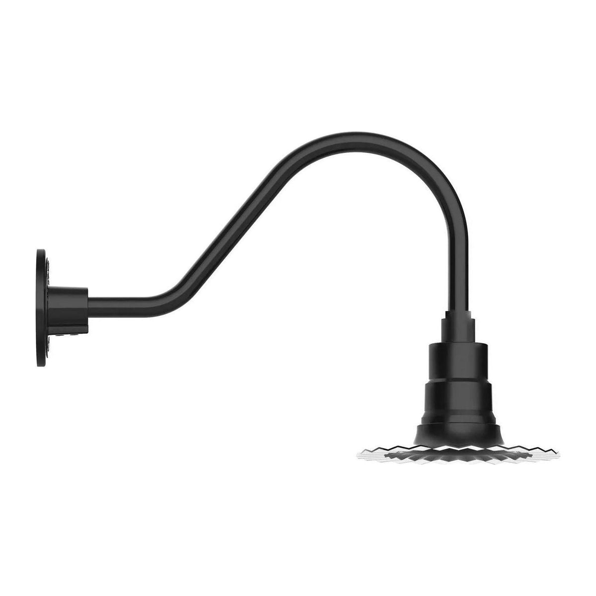 Montclair Light Works - Radial 8" Gooseneck Wall Light - GNA157-41 | Montreal Lighting & Hardware