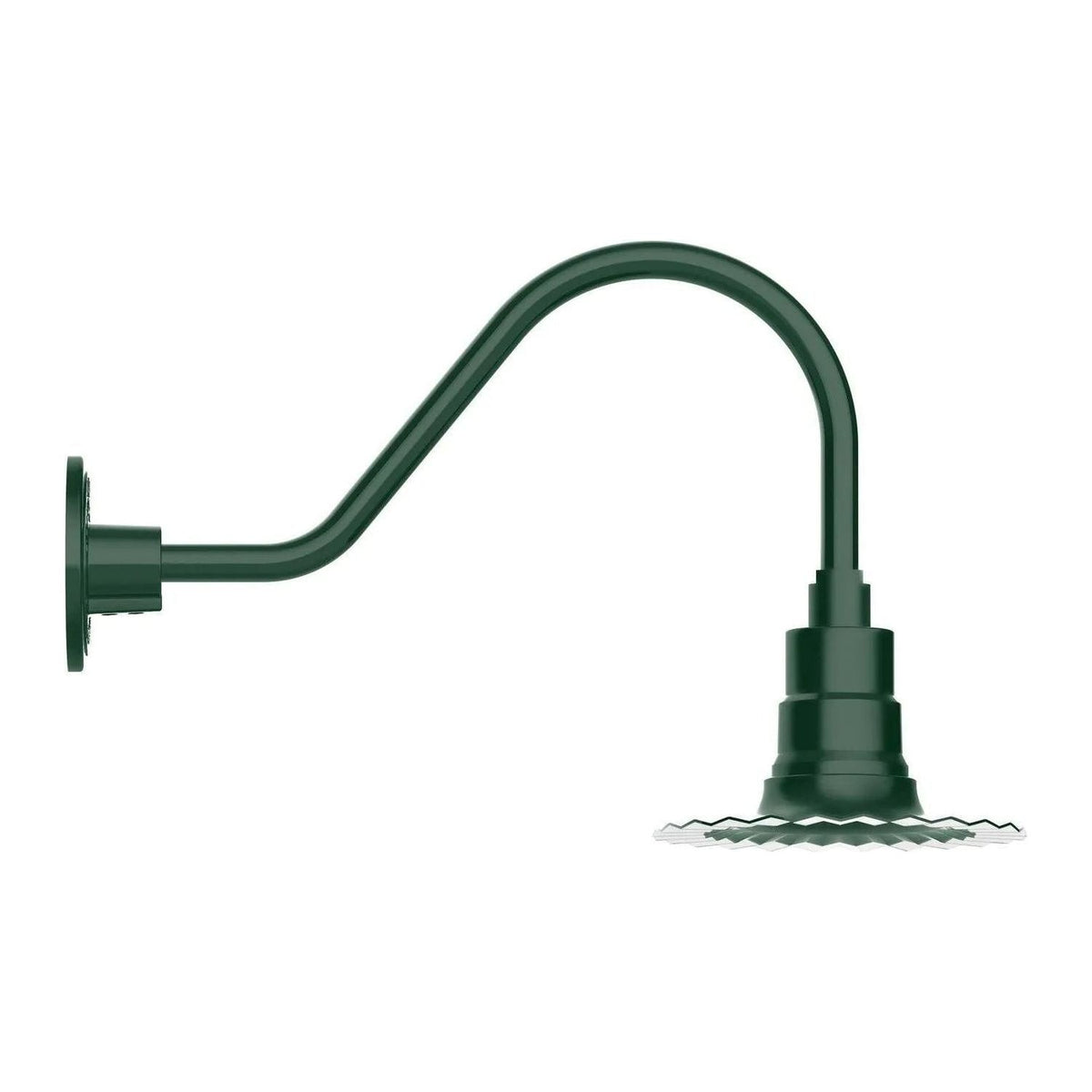 Montclair Light Works - Radial 8" Gooseneck Wall Light - GNA157-42 | Montreal Lighting & Hardware