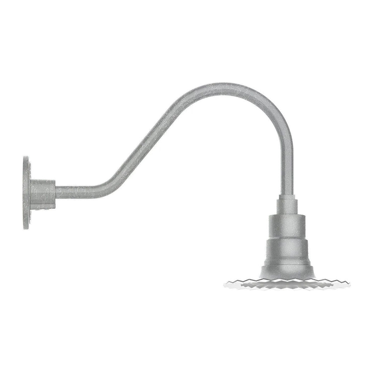Montclair Light Works - Radial 8" Gooseneck Wall Light - GNA157-49 | Montreal Lighting & Hardware