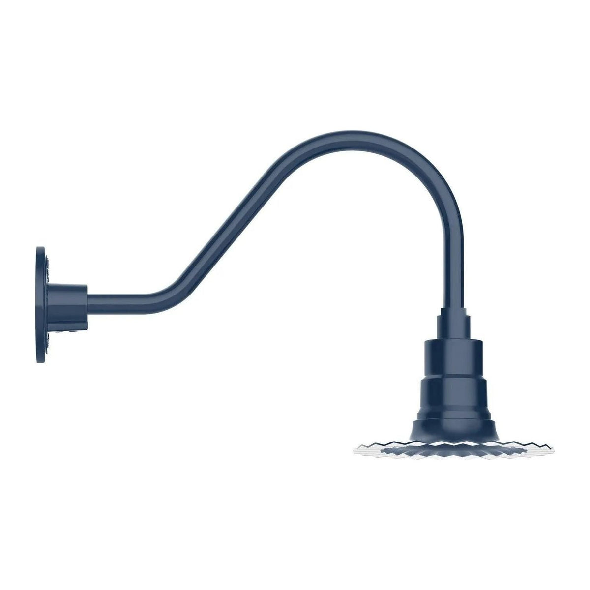 Montclair Light Works - Radial 8" Gooseneck Wall Light - GNA157-50 | Montreal Lighting & Hardware