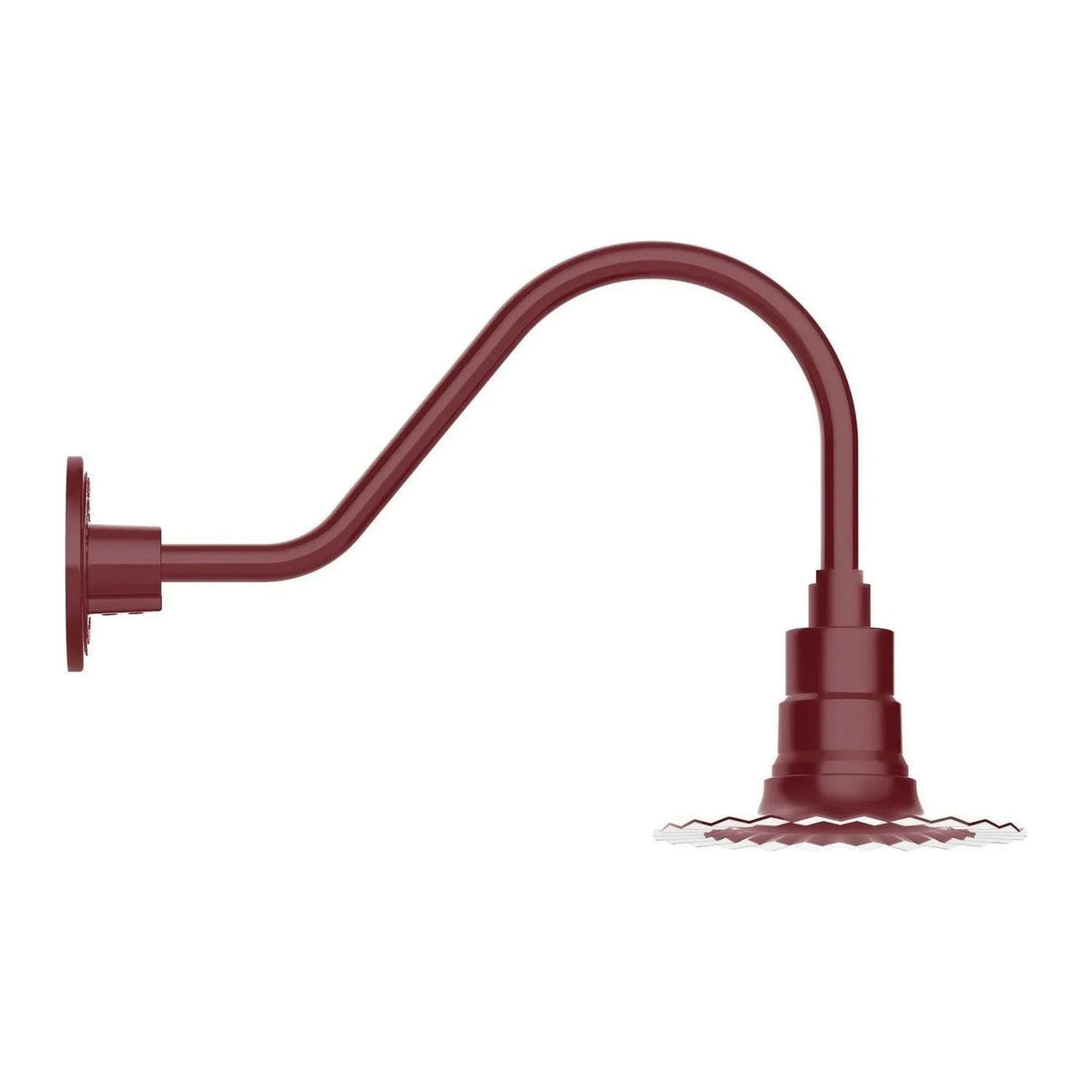 Montclair Light Works - Radial 8" Gooseneck Wall Light - GNA157-55 | Montreal Lighting & Hardware