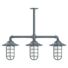 Montclair Light Works - Vaportite 3-Light Stem Hung Pendant Light - MSK052-40 | Montreal Lighting & Hardware