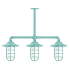 Montclair Light Works - Vaportite 3-Light Stem Hung Pendant Light - MSK052-48 | Montreal Lighting & Hardware