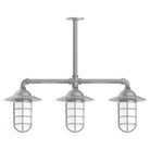 Montclair Light Works - Vaportite 3-Light Stem Hung Pendant Light - MSK052-49 | Montreal Lighting & Hardware