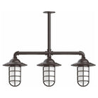 Montclair Light Works - Vaportite 3-Light Stem Hung Pendant Light - MSK052-51 | Montreal Lighting & Hardware
