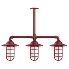 Montclair Light Works - Vaportite 3-Light Stem Hung Pendant Light - MSK052-55 | Montreal Lighting & Hardware