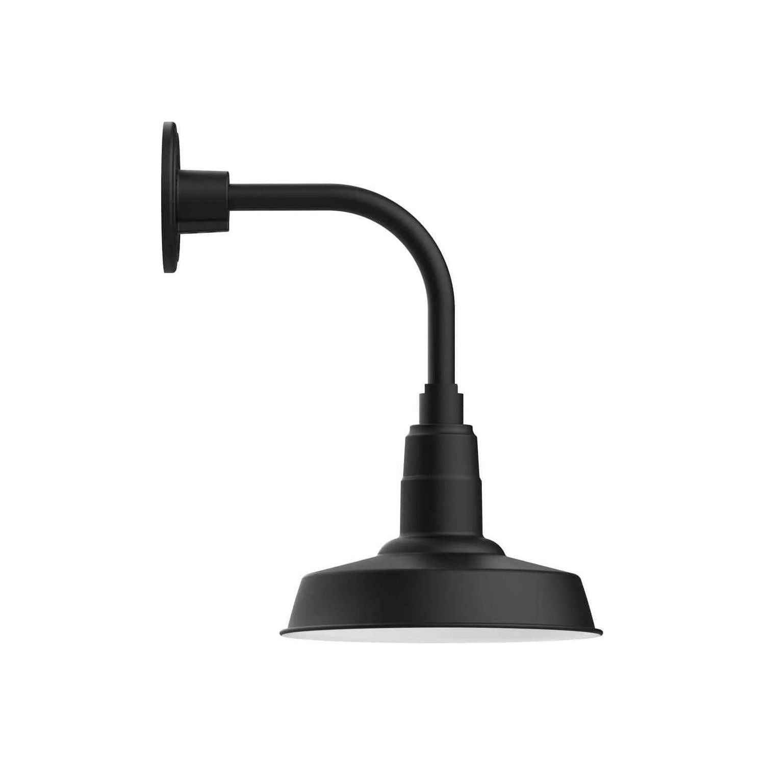 Montclair Light Works - Warehouse 10" Curved Arm Wall Light - GNT181-40 | Montreal Lighting & Hardware