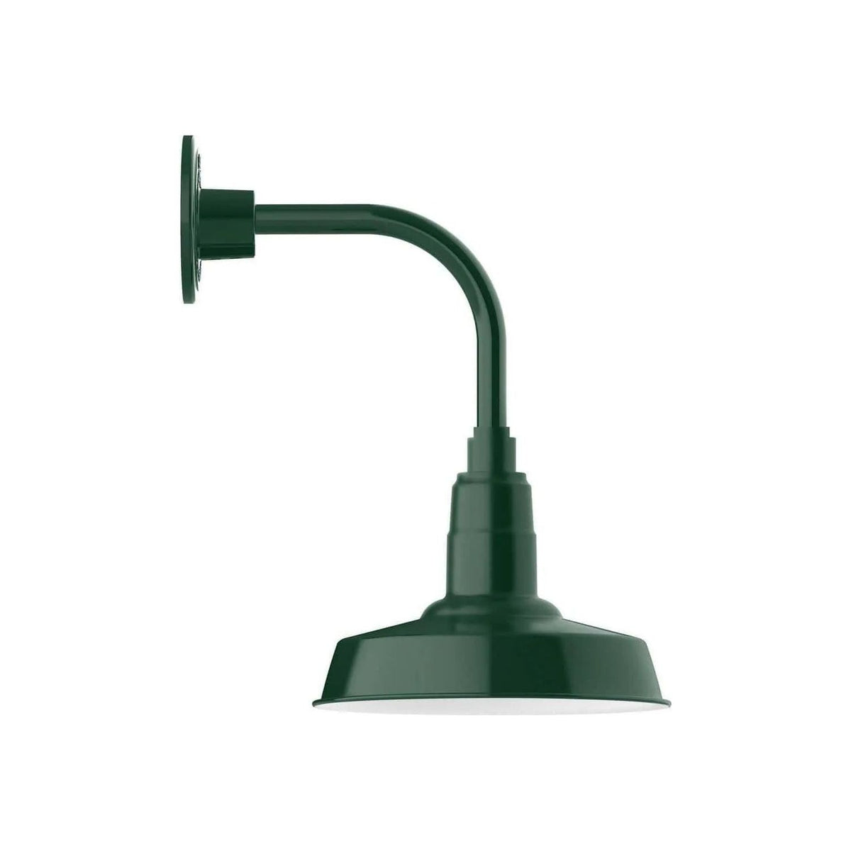 Montclair Light Works - Warehouse 10" Curved Arm Wall Light - GNT181-42 | Montreal Lighting & Hardware