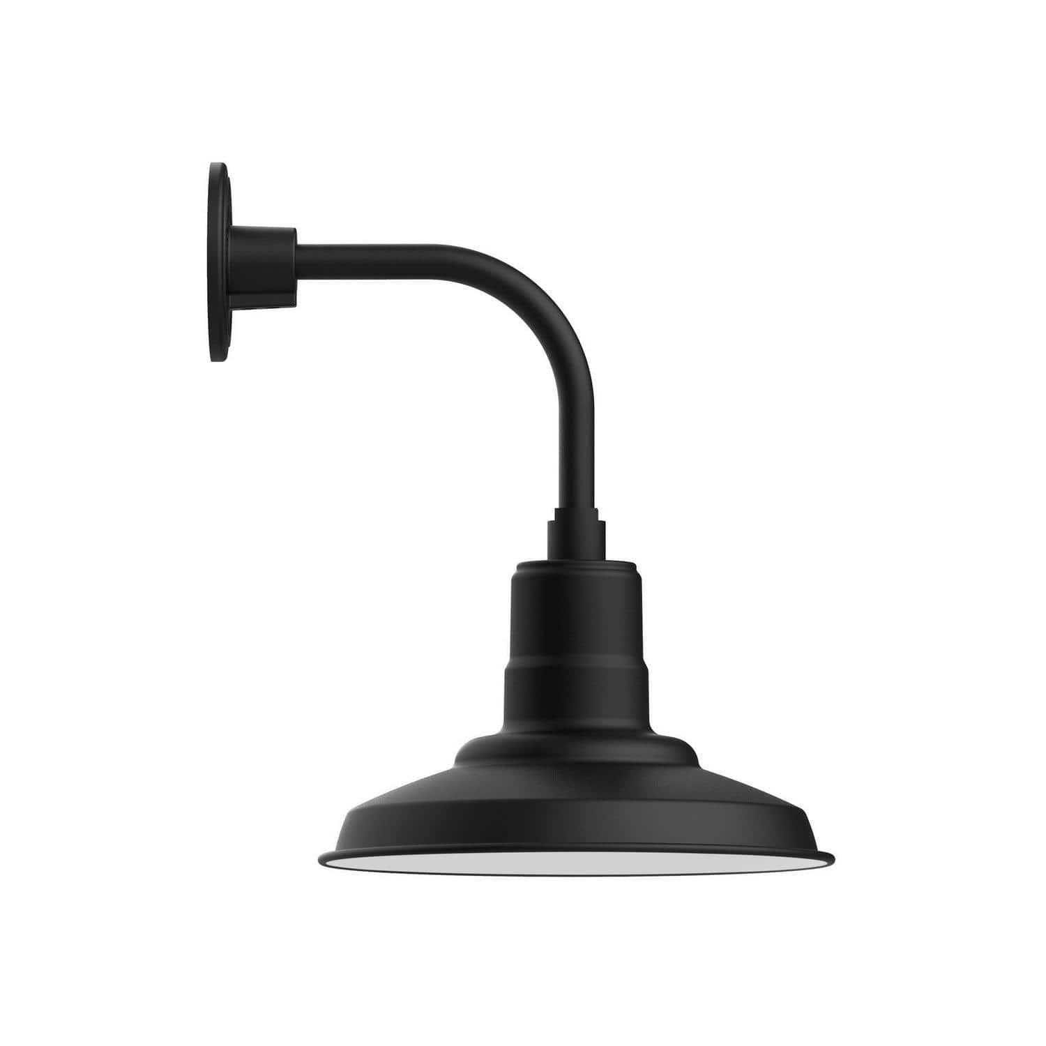 Montclair Light Works - Warehouse 12" Curved Arm Wall Light - GNT182-41 | Montreal Lighting & Hardware