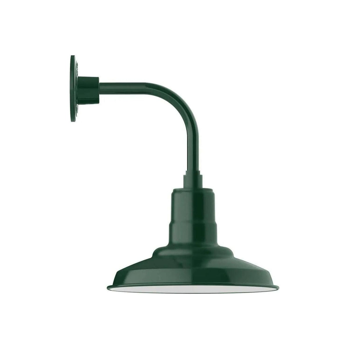 Montclair Light Works - Warehouse 12" Curved Arm Wall Light - GNT182-42 | Montreal Lighting & Hardware
