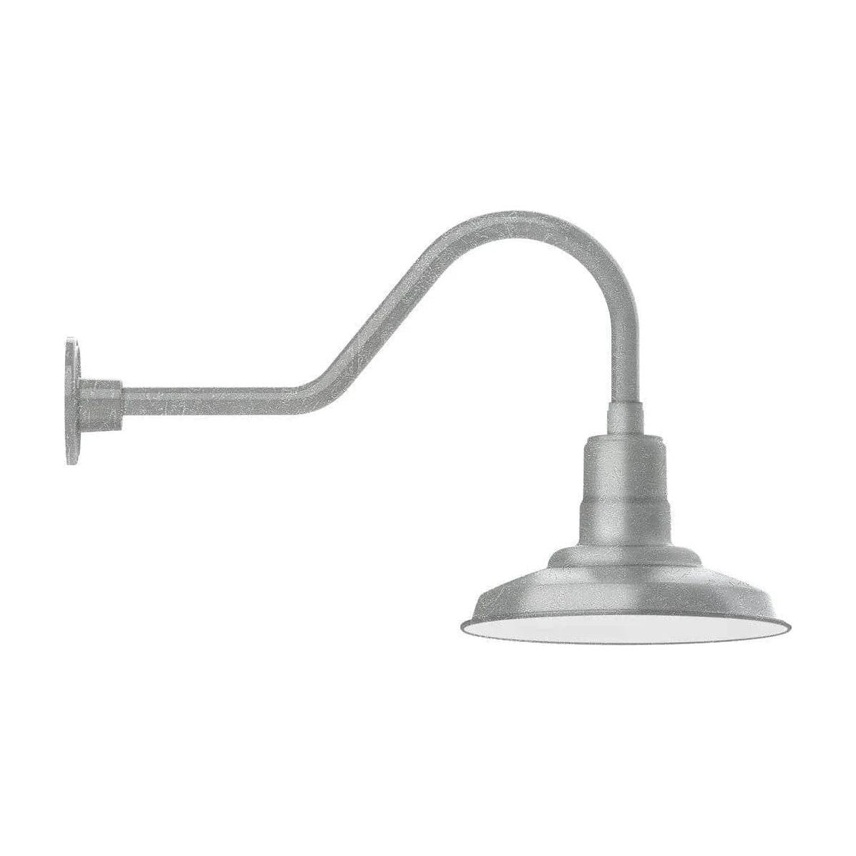 Montclair Light Works - Warehouse 12" Gooseneck Wall Light - GNB182-49 | Montreal Lighting & Hardware